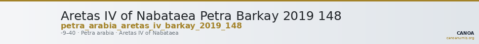 Aretas IV of Nabataea Petra Barkay 2019 148 — CANOA