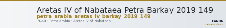 Aretas IV of Nabataea Petra Barkay 2019 149 — CANOA