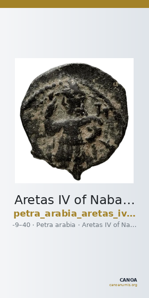 Aretas IV of Nabataea Petra Barkay 2019 187 — CANOA