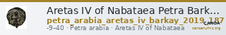 Aretas IV of Nabataea Petra Barkay 2019 187 — CANOA