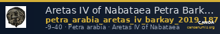 Aretas IV of Nabataea Petra Barkay 2019 187 — CANOA