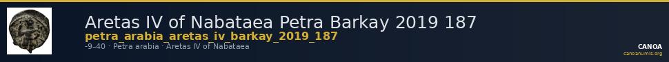 Aretas IV of Nabataea Petra Barkay 2019 187 — CANOA