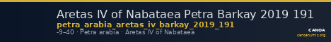Aretas IV of Nabataea Petra Barkay 2019 191 — CANOA