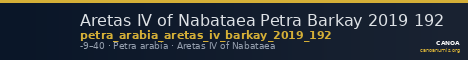 Aretas IV of Nabataea Petra Barkay 2019 192 — CANOA