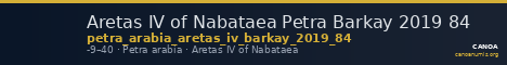Aretas IV of Nabataea Petra Barkay 2019 84 — CANOA
