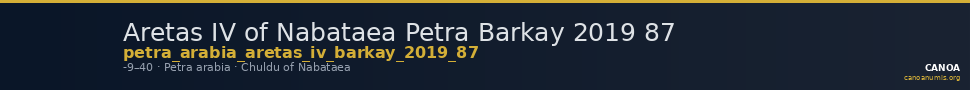 Aretas IV of Nabataea Petra Barkay 2019 87 — CANOA