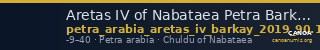 Aretas IV of Nabataea Petra Barkay 2019 90, 102, 106, 109-110, 120-1, 127-8, 138 — CANOA