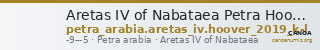 Aretas IV of Nabataea Petra Hoover 2019 Group K-L — CANOA