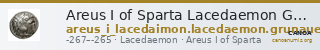 Areus I of Sparta Lacedaemon Grunauer 1978 gruppe_I — CANOA