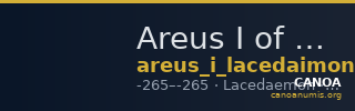 Areus I of Sparta Lacedaemon Grunauer 1978 gruppe_II — CANOA