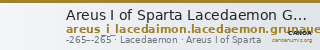 Areus I of Sparta Lacedaemon Grunauer 1978 gruppe_II — CANOA