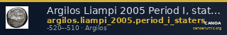 Argilos Liampi 2005 Period I, staters — CANOA