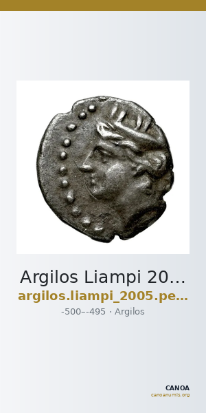 Argilos Liampi 2005 Period III, staters and hemistaters — CANOA