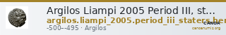 Argilos Liampi 2005 Period III, staters and hemistaters — CANOA