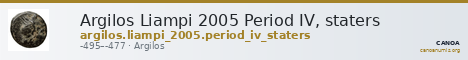 Argilos Liampi 2005 Period IV, staters — CANOA