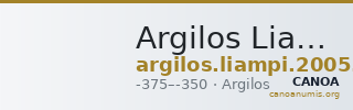 Argilos Liampi 2005 Period VIII — CANOA
