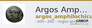 Argos Amphilochicum BMC Argos Amphilochicum 1-7 — CANOA