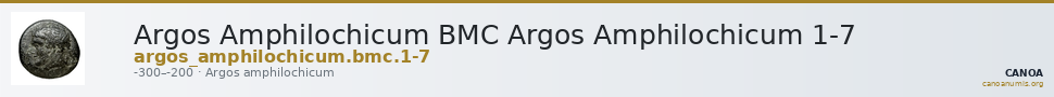 Argos Amphilochicum BMC Argos Amphilochicum 1-7 — CANOA