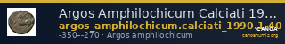 Argos Amphilochicum Calciati 1990 1-40 — CANOA