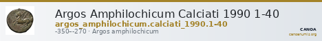 Argos Amphilochicum Calciati 1990 1-40 — CANOA