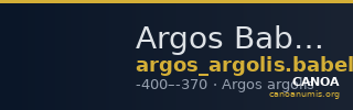 Argos Babelon 1914 633a — CANOA