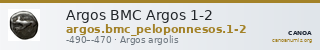 Argos BMC Argos 1-2 — CANOA