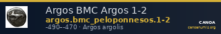 Argos BMC Argos 1-2 — CANOA