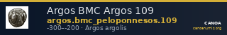 Argos BMC Argos 109 — CANOA