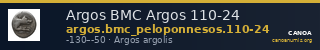 Argos BMC Argos 110-24 — CANOA