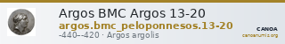 Argos BMC Argos 13-20 — CANOA