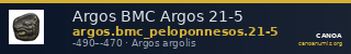 Argos BMC Argos 21-5 — CANOA