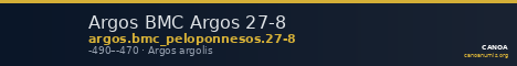 Argos BMC Argos 27-8 — CANOA