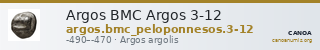 Argos BMC Argos 3-12 — CANOA