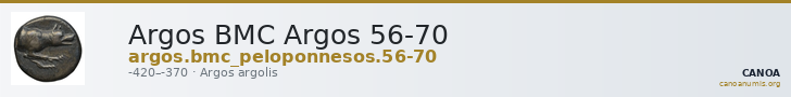 Argos BMC Argos 56-70 — CANOA