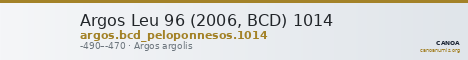 Argos Leu 96 (2006, BCD) 1014 — CANOA