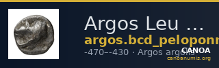 Argos Leu 96 (2006, BCD) 1022-5 — CANOA