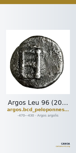 Argos Leu 96 (2006, BCD) 1026-7 — CANOA