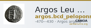 Argos Leu 96 (2006, BCD) 1026-7 — CANOA