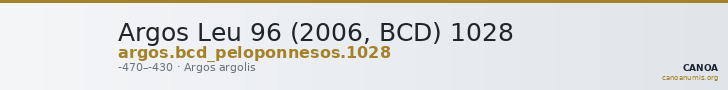 Argos Leu 96 (2006, BCD) 1028 — CANOA