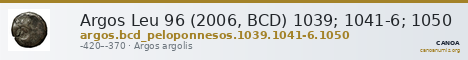 Argos Leu 96 (2006, BCD) 1039; 1041-6; 1050 — CANOA