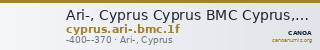 Ari-, Cyprus Cyprus BMC Cyprus, Uncertain F 1, pl. xiii.13 — CANOA