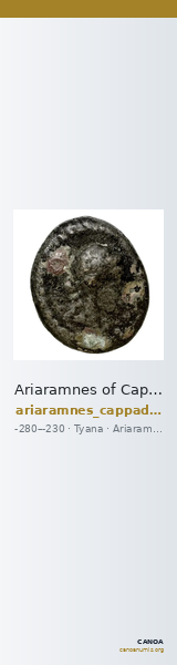 Ariaramnes of Cappadocia Tyana Mørkholm 1969 4 — CANOA