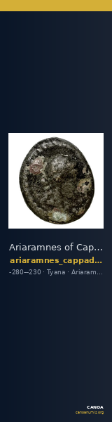 Ariaramnes of Cappadocia Tyana Mørkholm 1969 4 — CANOA
