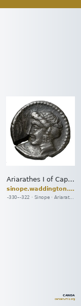 Ariarathes I of Cappadocia Sinope Waddington 1925 34 — CANOA