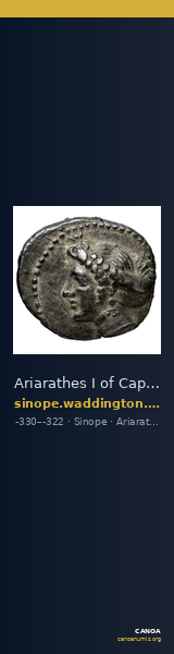 Ariarathes I of Cappadocia Sinope Waddington 1925 35 — CANOA