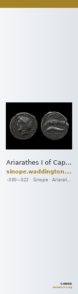 Ariarathes I of Cappadocia Sinope Waddington 1925 36-36a — CANOA