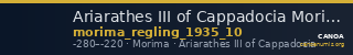 Ariarathes III of Cappadocia Morima Regling 1935 10 — CANOA