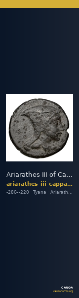 Ariarathes III of Cappadocia Tyana Mørkholm 1969 6 — CANOA