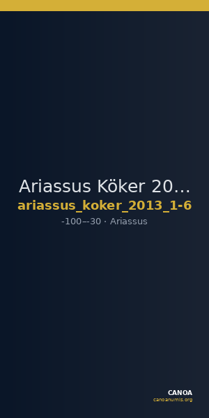 Ariassus Köker 2013 1-6 — CANOA