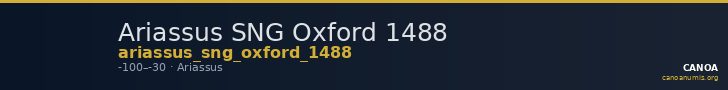 Ariassus SNG Oxford 1488 — CANOA